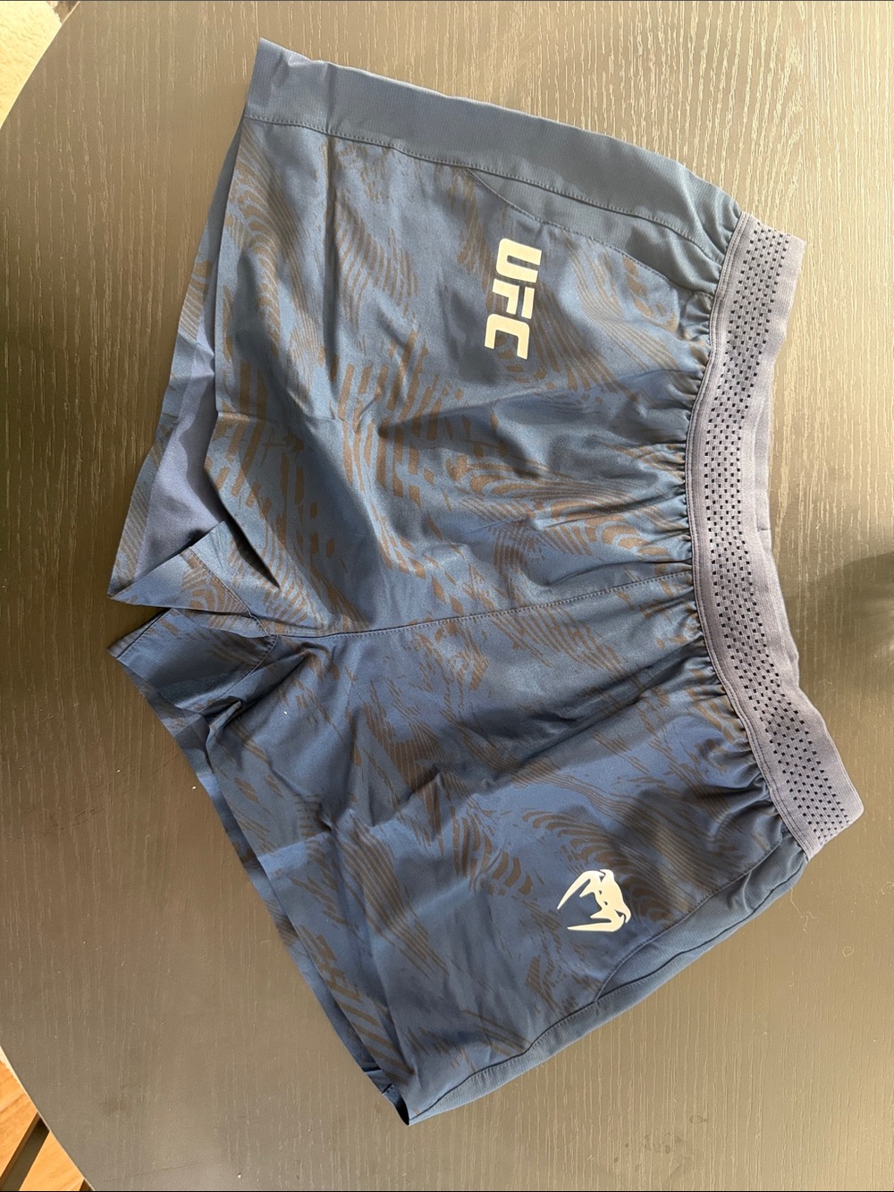 UFC Men's Navy Blue Athletic Training Shorts